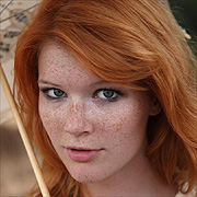 Glorious Freckles On A Redhead Beauty